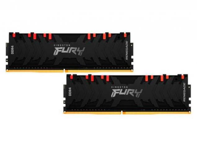 Модуль памяти Kingston Fury Renegade DDR4 DIMM 3600MHz PC-28800 CL16 - 32Gb Kit (2x16Gb) KF436C16RB1AK2/32