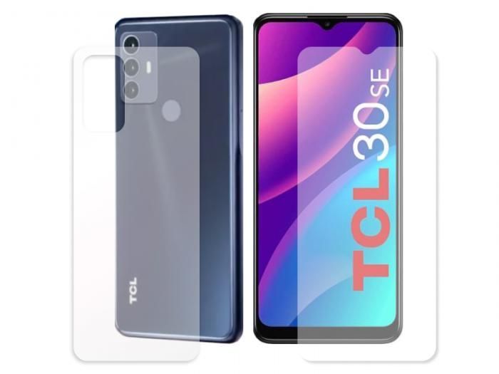 Гидрогелевая пленка LuxCase для TCL 30 SE 0.14mm Transparent Front and Back 90587