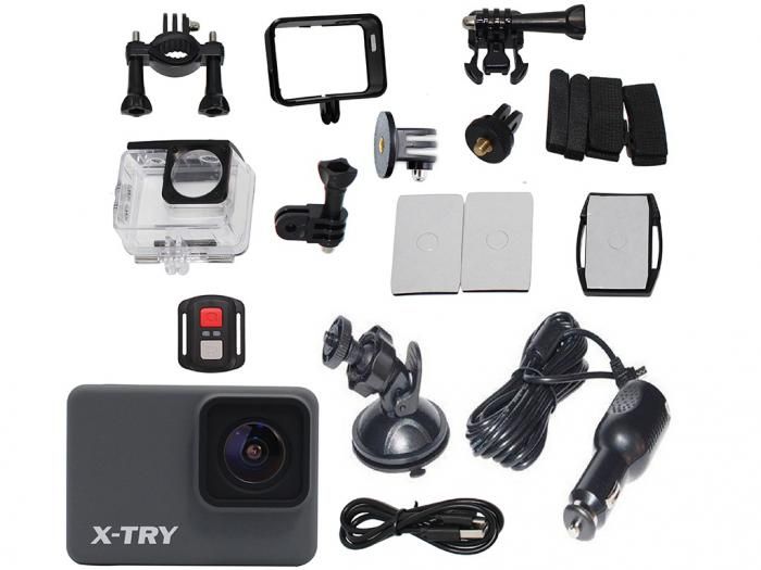 Экшн-камера X-TRY XTC261 RC Real 4K Wi-Fi Autokit