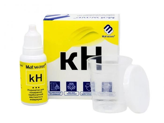 Средство Matwave ND-4642 - Жидкий тест жесткости воды kH индикатор качества на 120 измерений