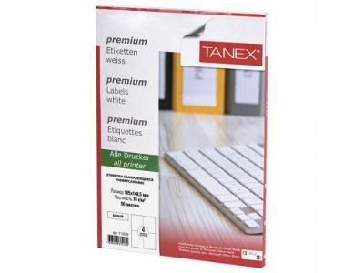 Этикетка самоклеящаяся Tanex TW-2204 70g/m2 105x148.5mm 50 листов 114529