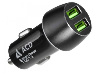 Зарядное устройство ACD 2xUSB ACD-C362Q-V1B