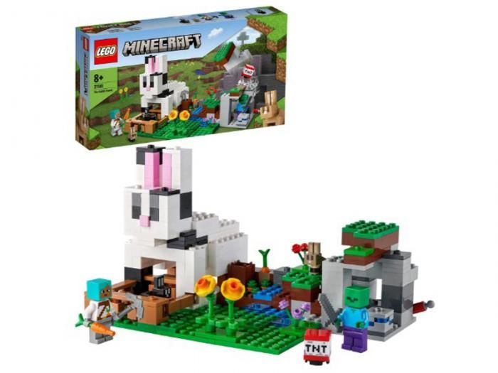 Конструктор Lego Minecraft Кроличье ранчо. 340 дет. 21181