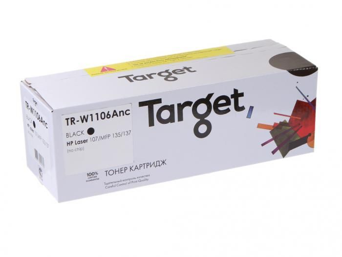 Картридж Target TR-W1106Anc Black для HP W1106A (№106) Laser 107/MFP 135/137