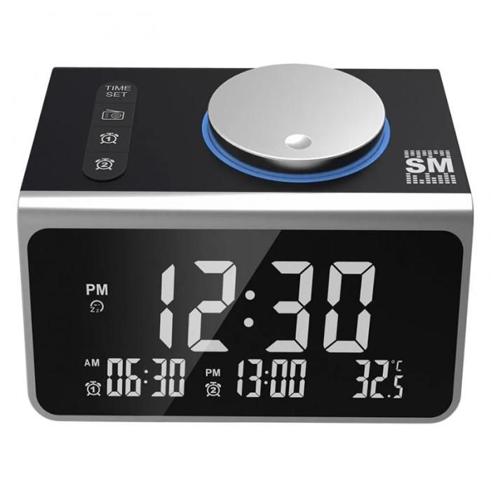 Часы Soundmax SM-1521U Black-Silver