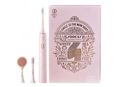 Зубная электрощетка Soocas X3U подарочная упаковка + набор насадок Pink