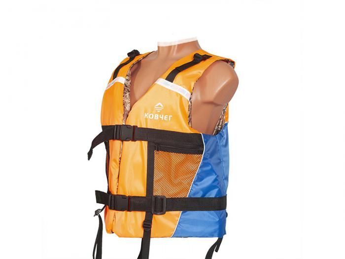 Спасательный жилет Ковчег Тритон двусторонний р.56-58 (3XL-4XL) Orange-Blue-Camouflage