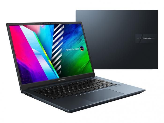 Ноутбук ASUS VivoBook Pro K3400PH-KM120W 90NB0UX2-M02420 (Intel Core i7-11370H 3.3GHz/16384Mb/1Tb SSD/nVidia GeForce GTX 1650 4096Mb/Wi-Fi/Cam/14/2880x1800/Windows 11 64-bit)