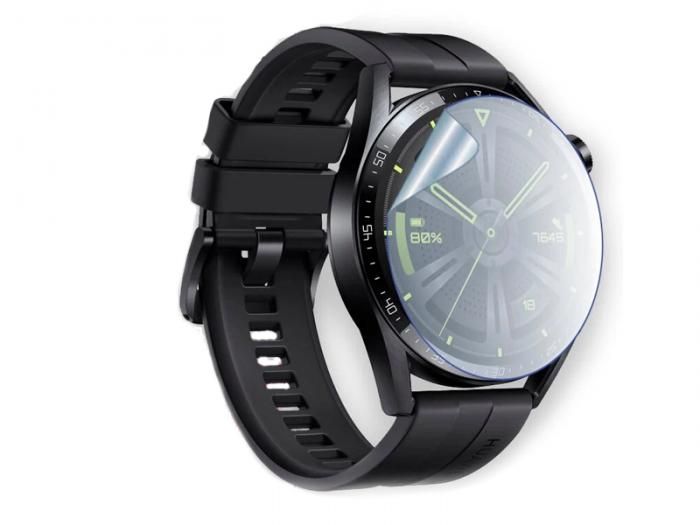 Аксессуар Гидрогелевая пленка LuxCase для Huawei Watch GT 3 0.14mm Front 2шт Transparent 90355