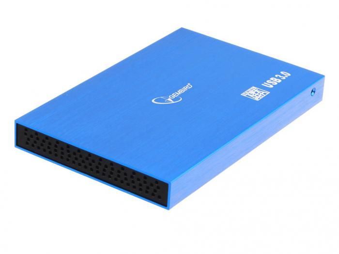 Внешний корпус Gembird EE2-U3S-56 USB 3.0 SATA Metallic Blue
