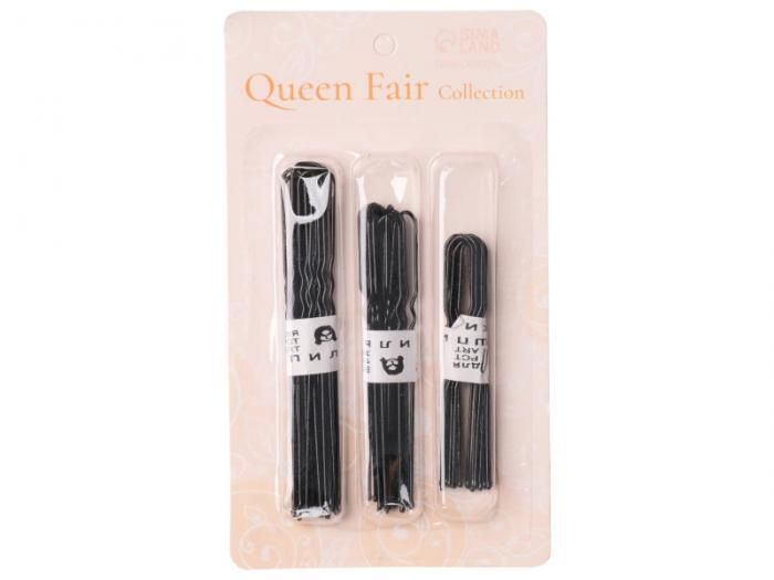 Шпильки для волос Queen Fair 8cm 30шт Black 4559628