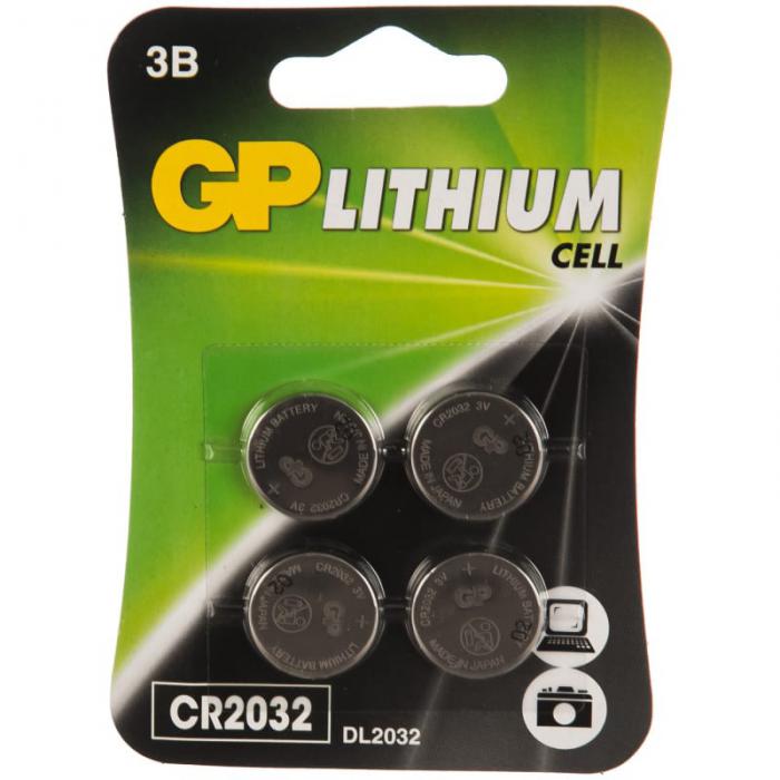 Батарейка CR2032 - GP Lithium CR2032-2CRU4 (5 штуки)