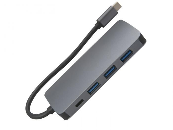 Адаптер Barn&Hollis Multiport Adapter USB Type-C 8 in 1 для MacBook Grey УТ000027055