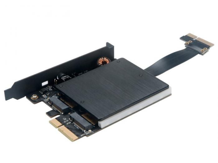 Адаптер Akasa Dual M.2 PCIe SSD Adater AK-PCCM2P-04