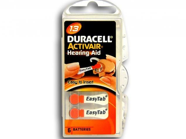 Батарейки Duracell ActiveAir Nugget Box ZA13 DA13/6BL