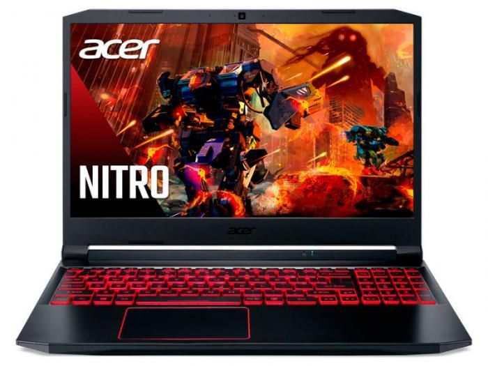 Ноутбук Acer Nitro 5 AN515-57-57DF Black NH.QBWER.005 (Intel Core i5-11400H 2.6 GHz/16384Mb/512Gb SSD/nVidia GeForce GTX 1650 4096Mb/Wi-Fi/Bluetooth/Cam/15.6/1920x1080/no OS)