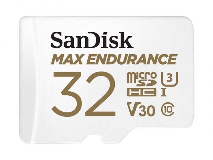 Карта памяти 32Gb - SanDisk microSD Max Endurance Class 10 UHS-I SDSQQVR-032G-GN6IA