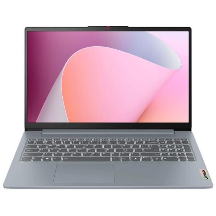 Ноутбук Lenovo IdeaPad Slim 3 15AMN8 Arctic Grey 82XQ0007RK  (AMD Ryzen 5 7520U 2.8 Ghz/8192Mb/512Gb SSD/AMD Radeon Graphics/Wi-Fi/Bluetooth/Cam/15.6/1920x1080/Windows 11)