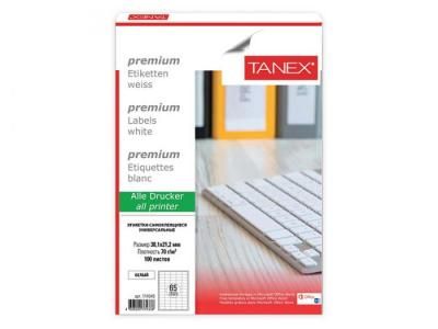 Этикетка самоклеящаяся Tanex TW-2165 70g/m2 38.1x21.2mm 100 листов 114549