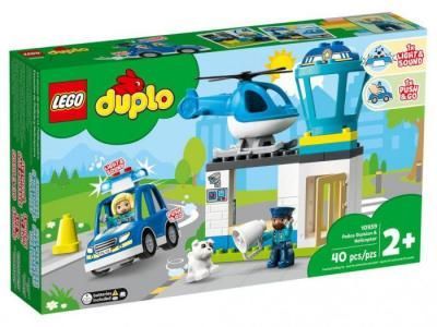 Lego Duplo Town Полицейский участок и вертолёт 10959