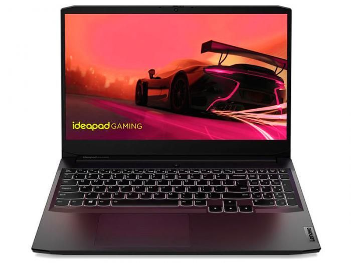 Ноутбук Lenovo IP Gaming 3 15ACH6 82K2002DRK (AMD Ryzen 5 5600H 3.3GHz/16384Mb/512Gb SSD/nVidia GeForce RTX 3050 Ti 4096Mb/Wi-Fi/Cam/15.6/1920x1080/No OS)