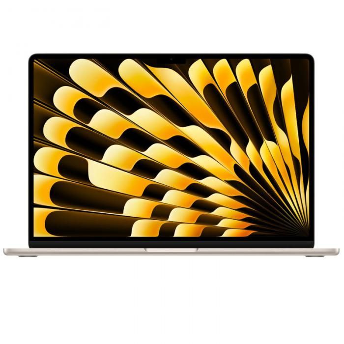 Ноутбук APPLE MacBook Air 15 (2023) (Русская / Английская раскладка клавиатуры) Starlight (Apple M2 8-core/8192Mb/512Gb/No ODD/M2 10-core/Wi-Fi/Bluetooth/Cam/15.3/2880x1864/Mac OS)